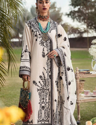 Nilofer Shahid Luxury Lawn 23 Unstitched - ROYAL LEGACY