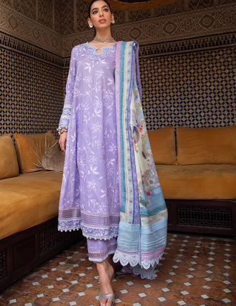 Farah Talib Aziz - Kesh Luxury Unstitched 23- Zat Lavender