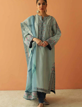 Zara Shahjahan SS Lawn 23 -D23-14B