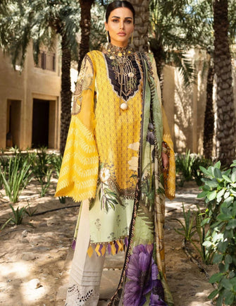 Shiza Hassan Luxury Lawn 21 - 10-B LIYANA