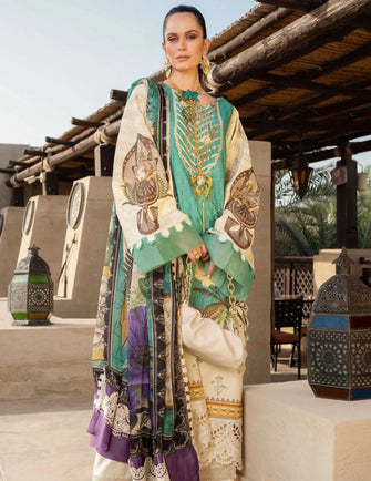 Shiza Hassan Luxury Lawn 21 - 10-A LIYANA