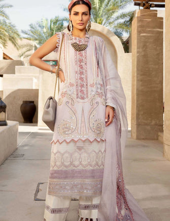 Shiza Hassan Luxury Lawn 21 - 1-B AARA